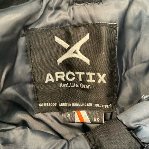 Arctix Unisex Kids Insulated 5K Snow Ski Pants Sz Medium Black Adjustable Waist - Picture 11 of 16